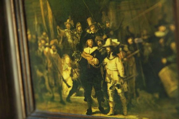 Старинная картина Рембрант. Конец 19 вв