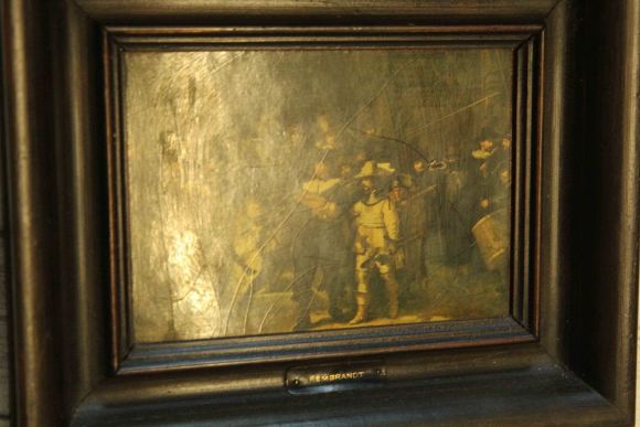 Старинная картина Рембрант. Конец 19 вв