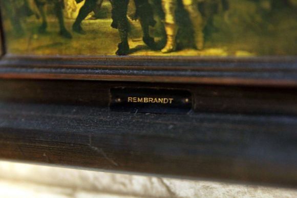 Старинная картина Рембрант. Конец 19 вв