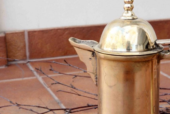 Изящный латунный Кофейник в идеальном состоянии