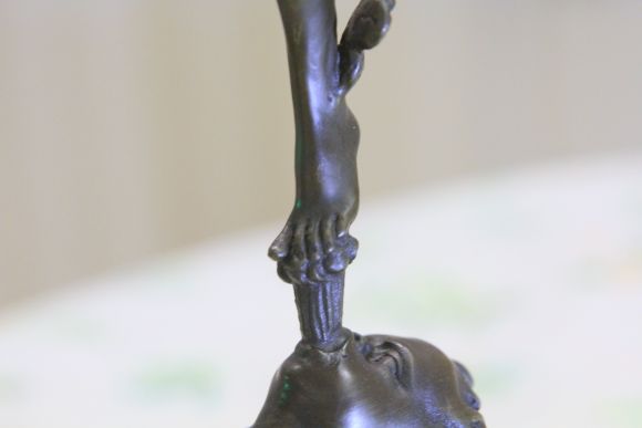 Винтажная медная статуэтка Меркурий