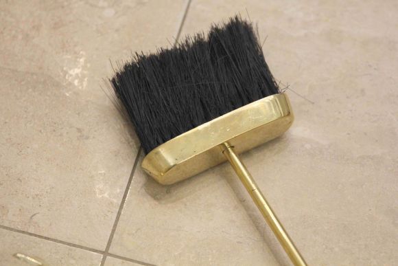 Царский набор для камина из латуни