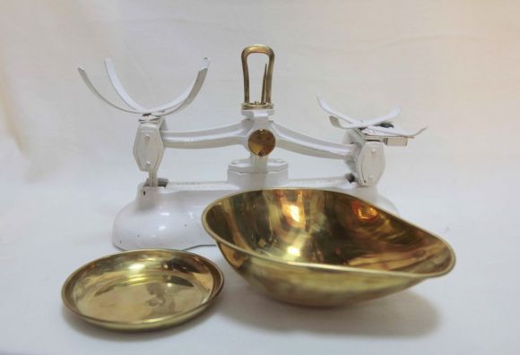 Чугунные английские Весы В прекрасном состоянии. Начало 20 век. Европа