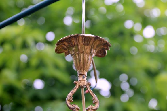 Бронзовая старинная люстра