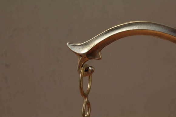 Очень необычные антикварные весы. Европа. Начало 20 века