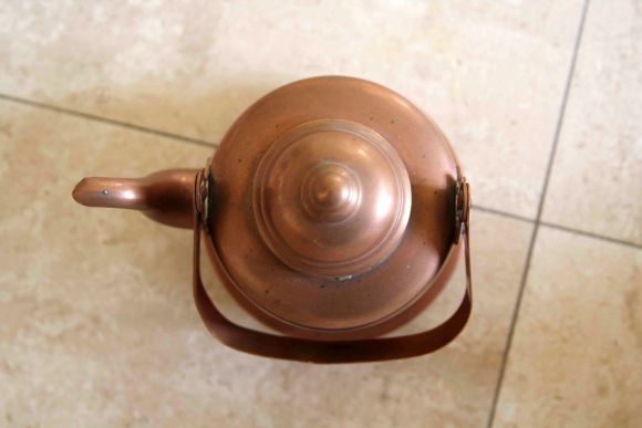 Финский чайник из меди. Объем 1 литр. Фирма TURKU POTHBERCOY
