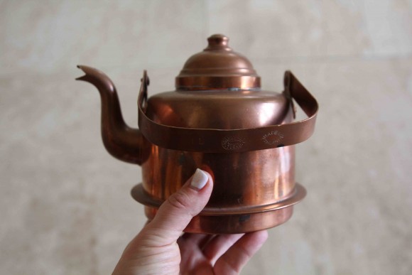 Финский чайник из меди. Объем 1 литр. Фирма TURKU POTHBERCOY