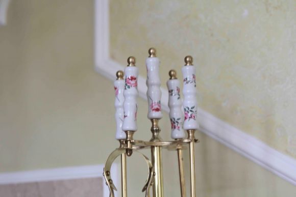 Антикварный набор для камина. Европа. Начало 20 века