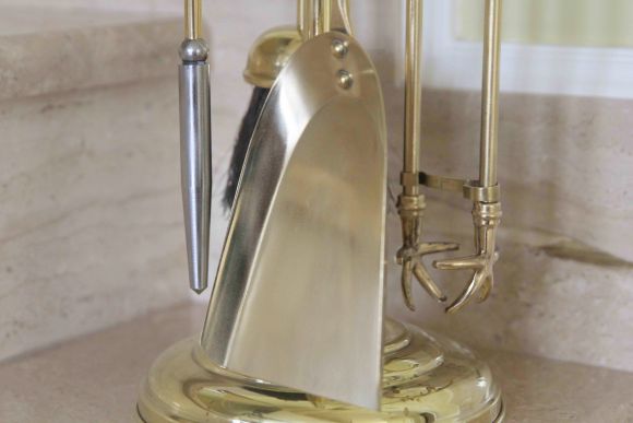 Антикварный набор для камина. Европа. Начало 20 века