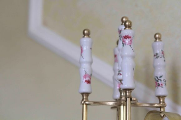 Антикварный набор для камина. Европа. Начало 20 века