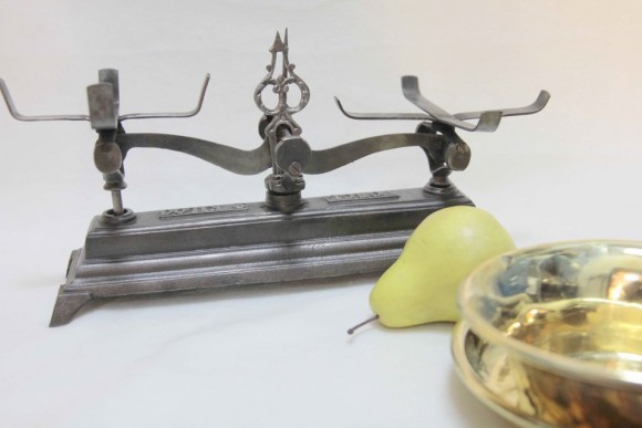 Антикварные, очень редкие старинные кухонные весы FORCE начало 20 век