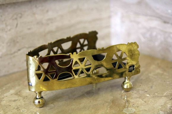 Латунная подставка под утюг. Состояние супер. Европа. Начало 20 века