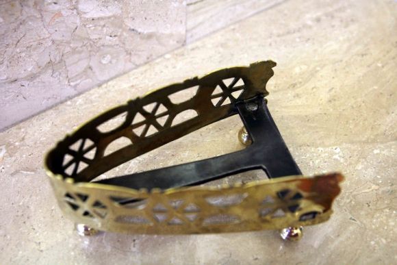 Латунная подставка под утюг. Состояние супер. Европа. Начало 20 века