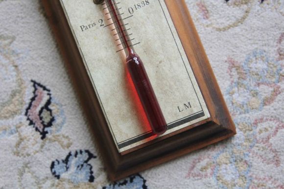 Ретро старинный настенный термометр. Франция. Начало 20 века