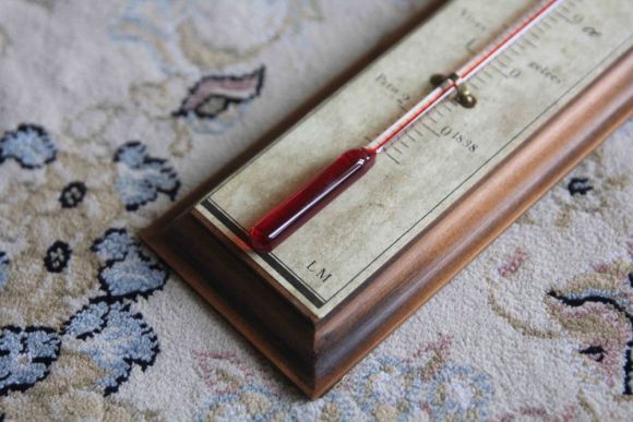 Ретро старинный настенный термометр. Франция. Начало 20 века