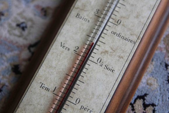 Ретро старинный настенный термометр. Франция. Начало 20 века