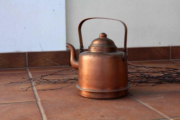 Чайник винтажный медный. Европа. Финляндия. Botbergoy