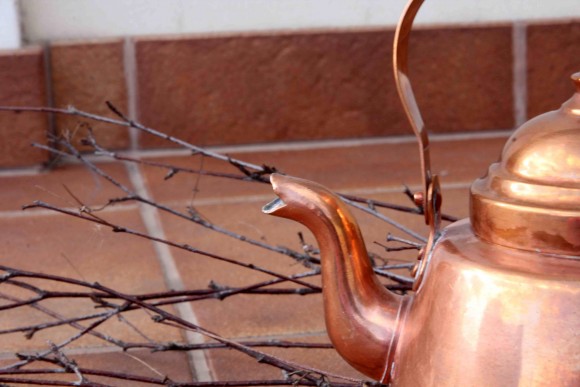 Медный чайник фирмы OPA. Финляндия. 3/4 L