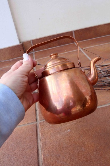 Медный чайник фирмы OPA. Финляндия. 3/4 L