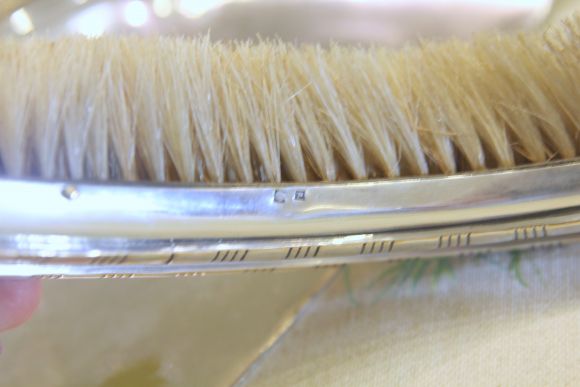 Антикварный набор для  уборки крошек со стола