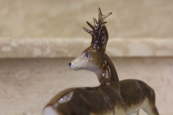 Антикварная статуэтка Олени. Германия. 1950 г