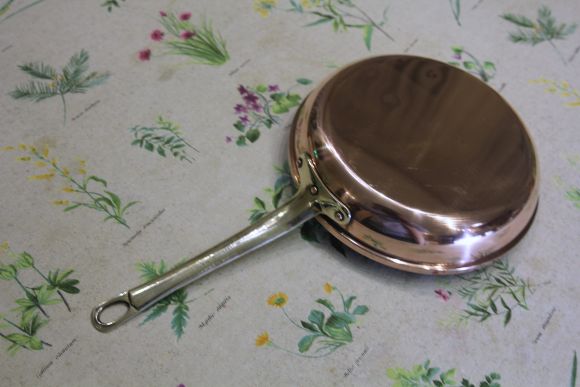 Медная винтажная сковородочка