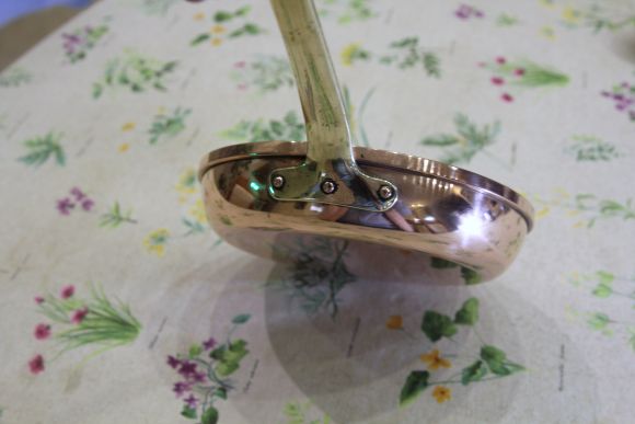 Медная винтажная сковородочка