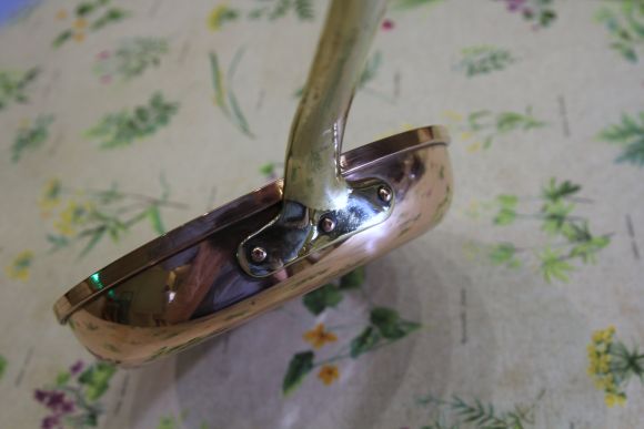 Медная винтажная сковородочка