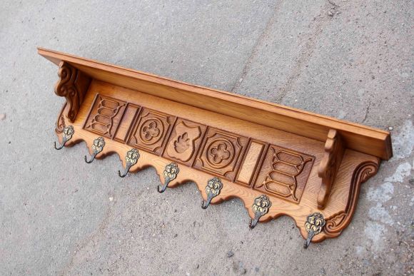 Очень интересная, антикварная вешалка. Европа. Начало 20 века