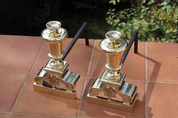 Старинные таганы для камина. Европа. Конец 19 века