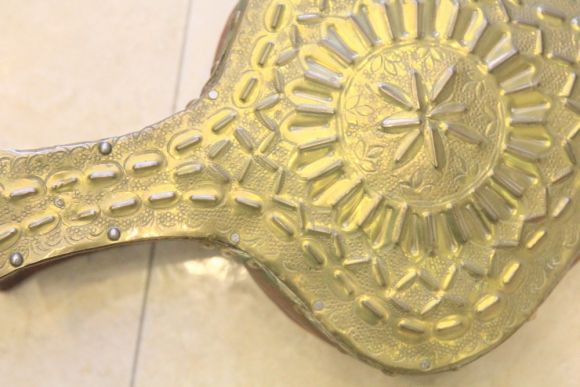 Древняя воздуходувка меха для камина. Европа. Конец 19 века