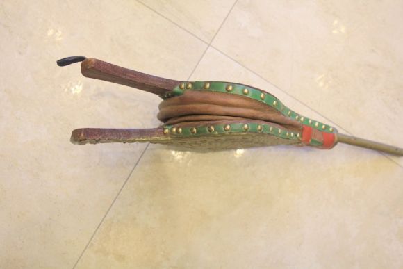 Древняя воздуходувка меха для камина. Европа. Конец 19 века