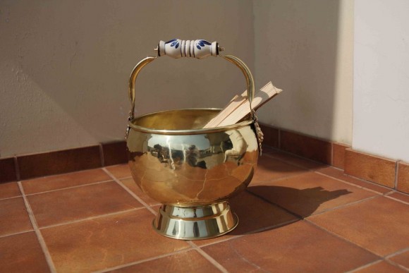 Ведро для щепок - зольник. Полированный. Идеальное состояние