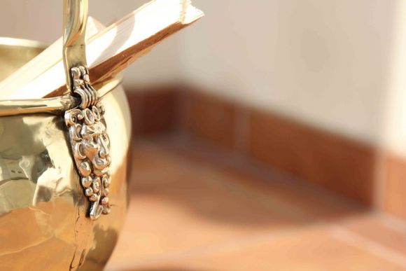 Ведро для щепок - зольник. Полированный. Идеальное состояние