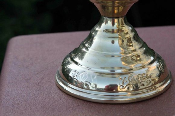 Симпатичная, антикварная пара керосиновых ламп. Европа. Начало 20 века