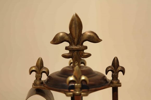 Каминный медный набор в патине