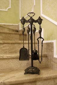 Антикварный набор для камина.Европа.Начало 20 века Антикварный набор для камина.Европа.Начало 20 века