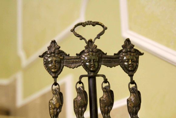 Антикварный набор для камина.Европа.Начало 20 века