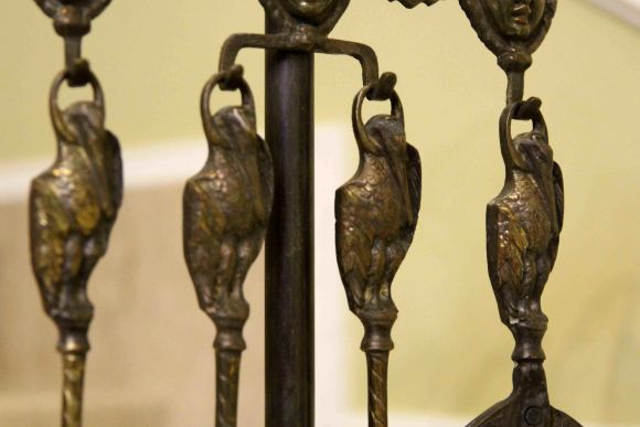 Антикварный набор для камина.Европа.Начало 20 века