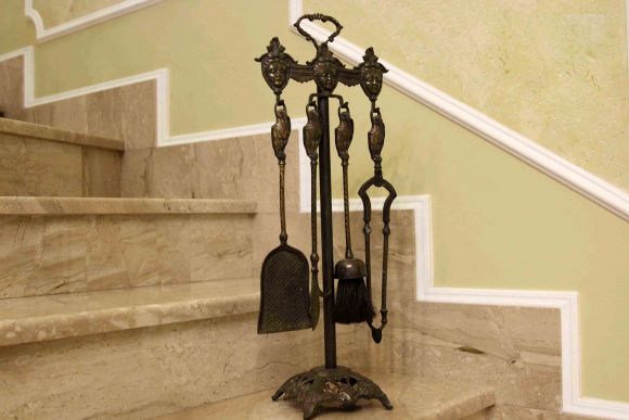 Антикварный набор для камина.Европа.Начало 20 века