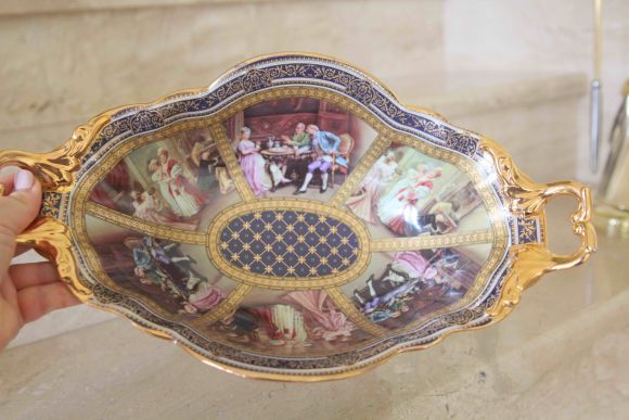 Роскошная французская ваза- фруктовница.