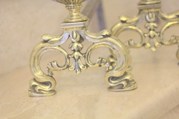 Таганы для дров в камине. Антиквариат