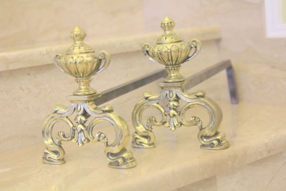 Таганы для дров в камине. Антиквариат