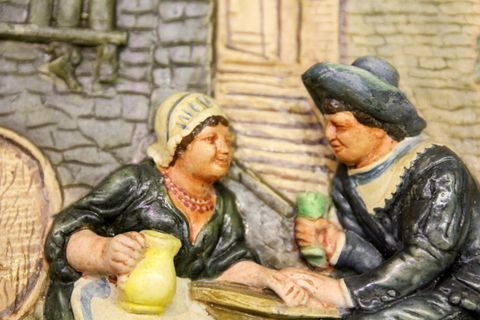 Винтажные немецкие настенные тарелки