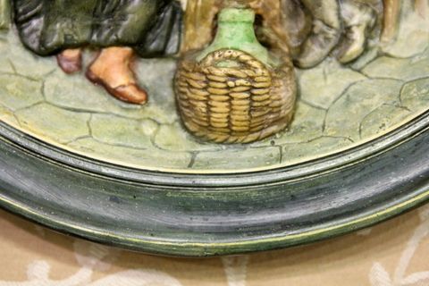 Винтажные немецкие настенные тарелки