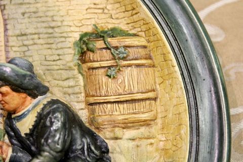 Винтажные немецкие настенные тарелки