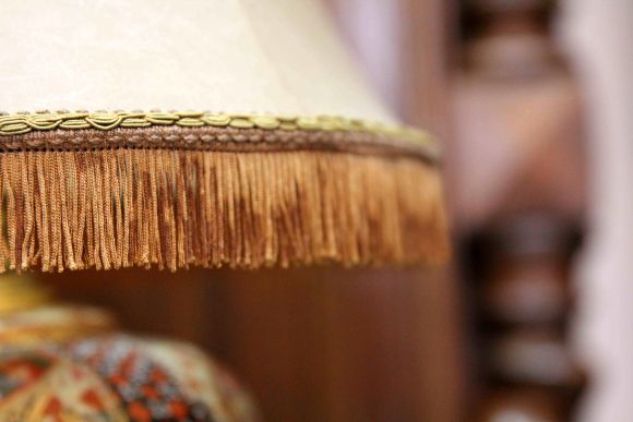  Старинная японская лампа ручной работы