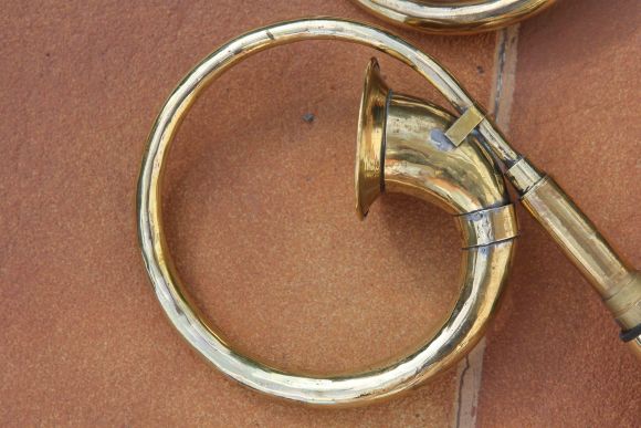 Антикварный клаксон для автомобиля. Европа. Начало 20 века