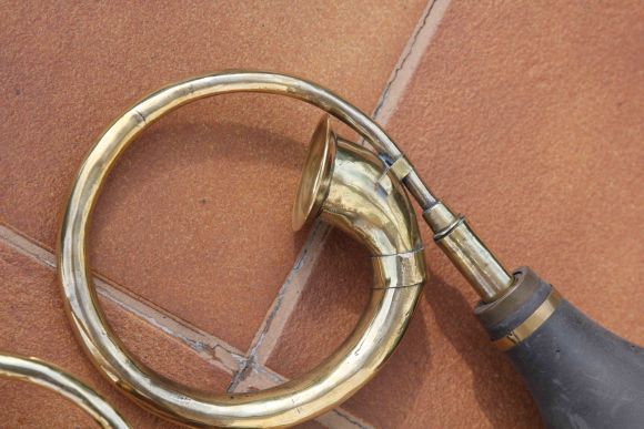 Антикварный клаксон для автомобиля. Европа. Начало 20 века