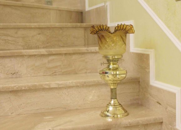 Роскошная керосиновая лампа. Европа. Начало 20 века